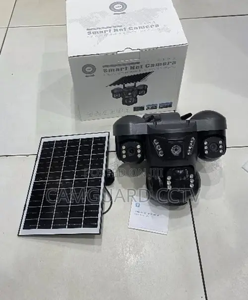 Outdoor Solar Powered V380 Pro Camera – Triple Lens Smart Tracking