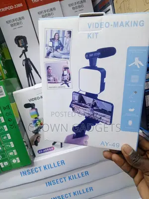 Ay-49 Professional Vlogger Kit With Bluetooth Remote