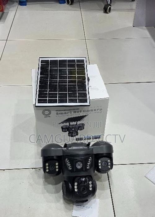 Wireless Solar Triple Lens Camera – 360° Pan Tilt Security Monitoring