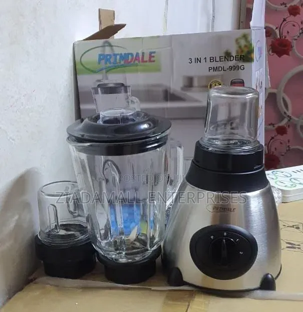 Primdale Glass Jar Blender 3-in-1 – Versatility and Performance