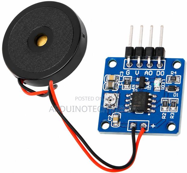 Piezoelectric Vibration Sensor Module 5v Dc