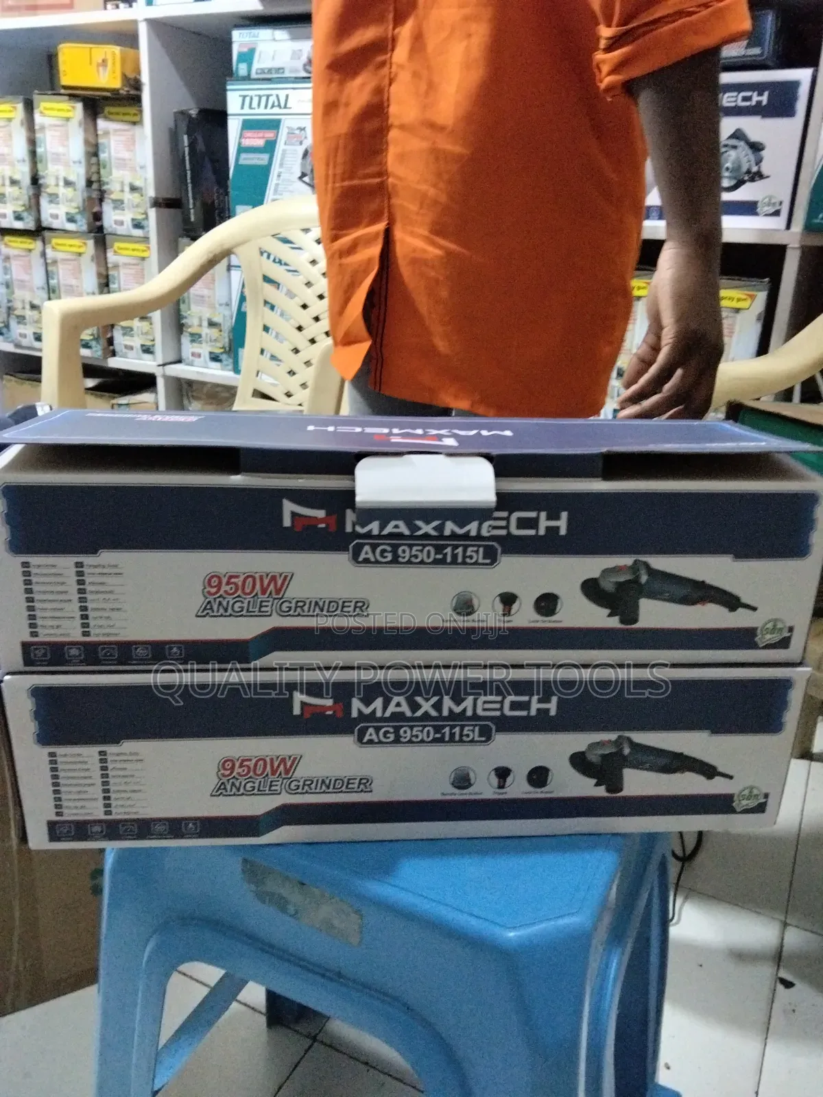 Maxmech Angle Grinder Ag 950-115l - 950w Angle Grinder