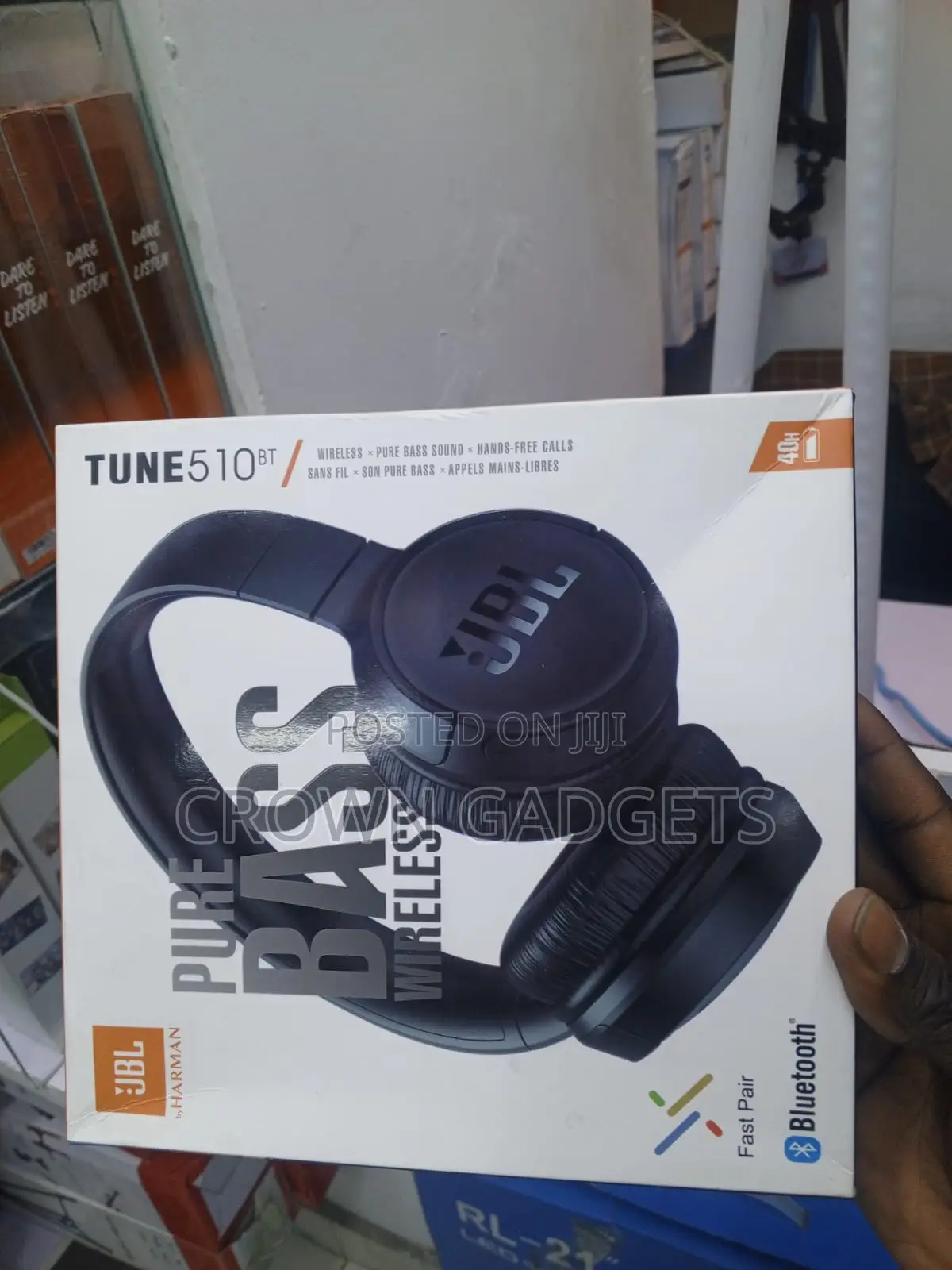 JBL Tune 510bt on-Ear Bluetooth Headphones With Mic
