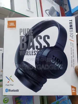 JBL Tune 510bt Wireless Headset Deep Bass Sound Black