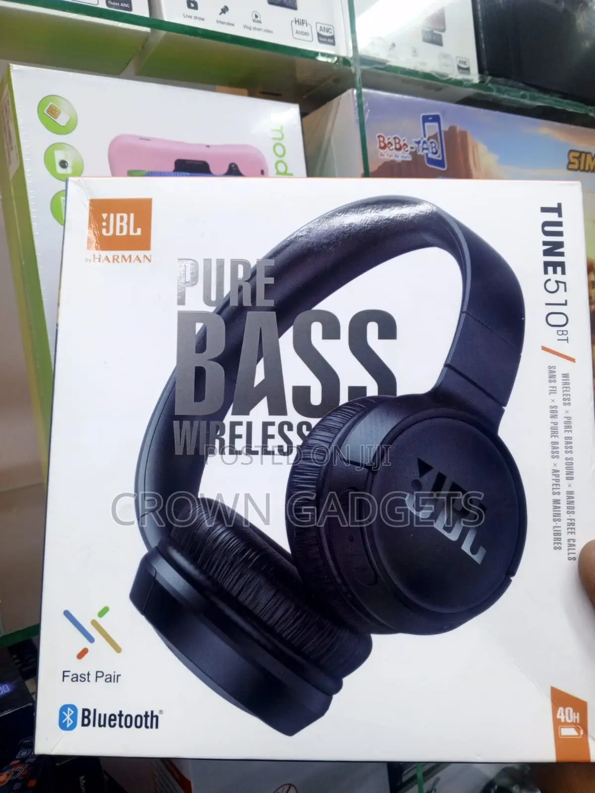 JBL Tune 510bt Bluetooth Headphones Fast Charging Design