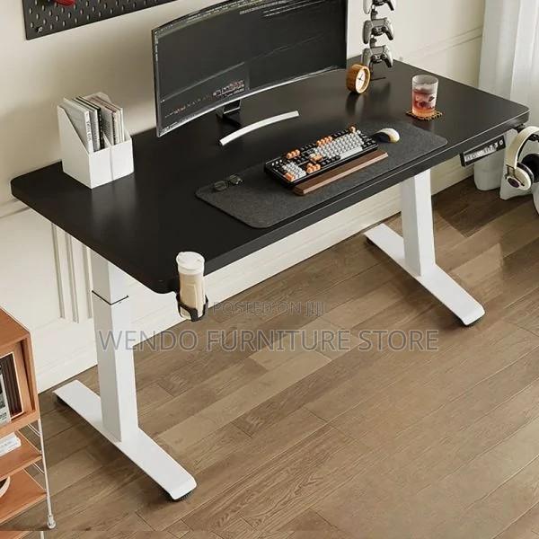 Office Desk; Office Adjustable Home Motorized Height Adjustable Table - thumbnail 2