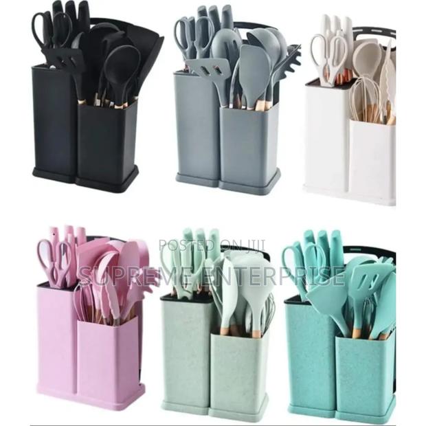 19pcs Silicone Spoons
Silicone Spoons