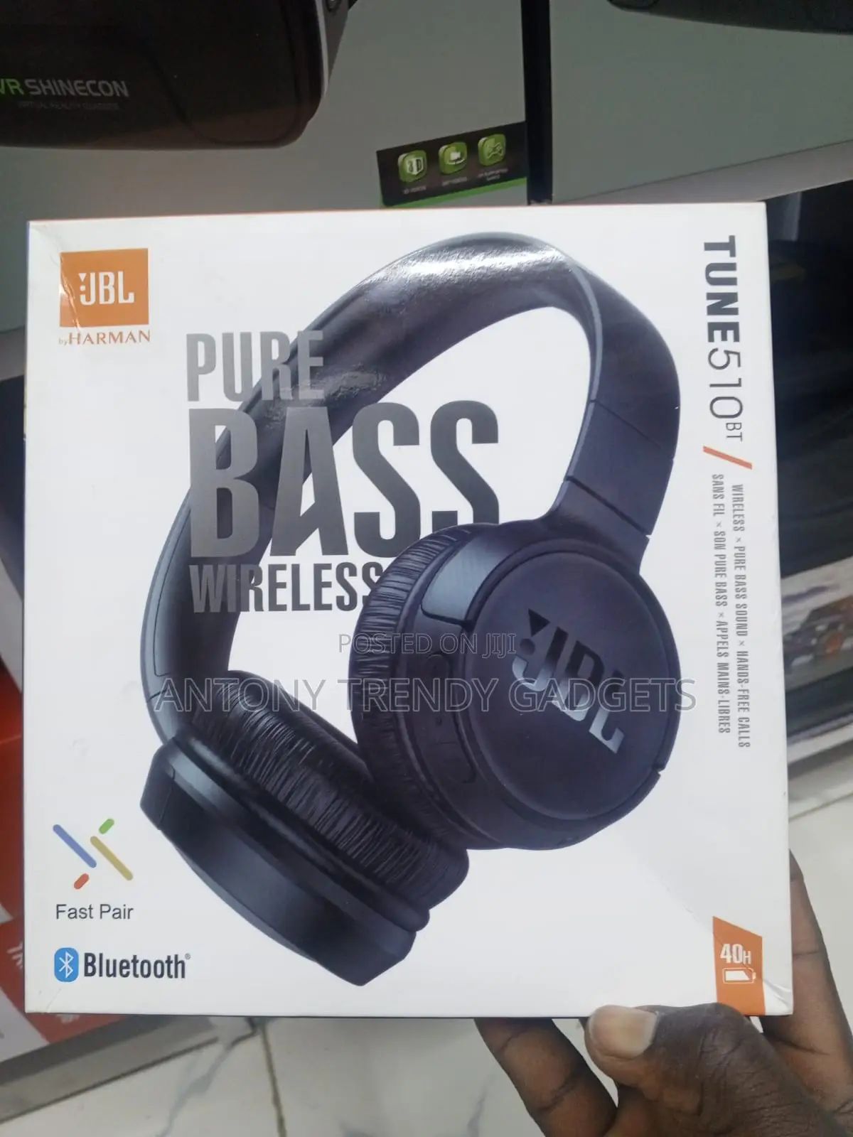 Jbl 510bt Bluetooth On-ear Headphones 40 Hour Battery