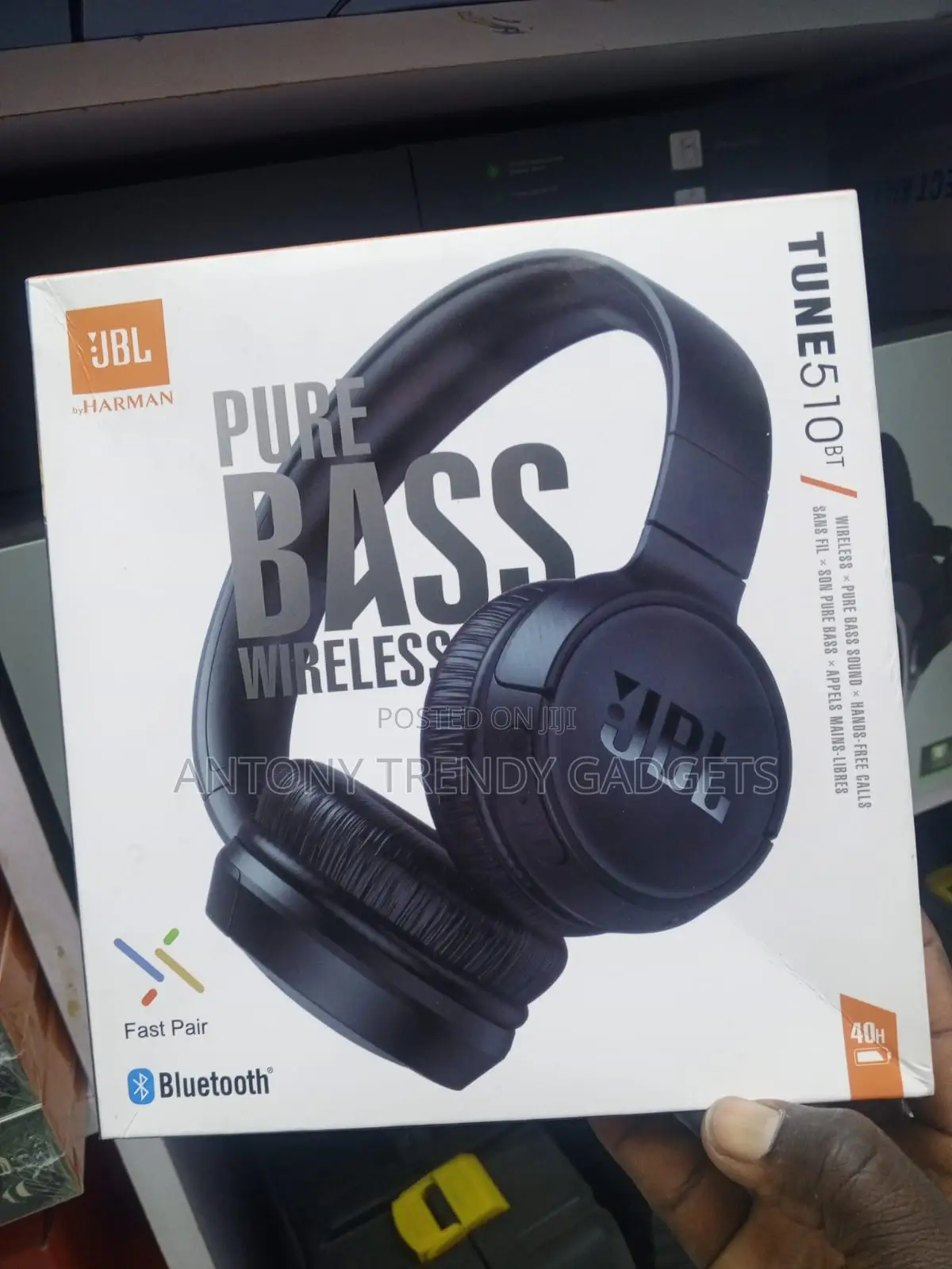 Jbl 510bt Bluetooth On-ear Headphones 40 Hour Battery