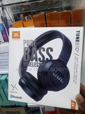 JBL Tune 510bt Rechargeable Bluetooth Headphones Black