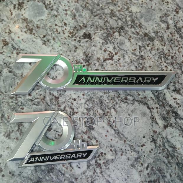 70th Anniversary Side Fender Emblem