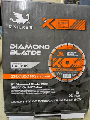 Diamond Cutting Disc 9" Knicker