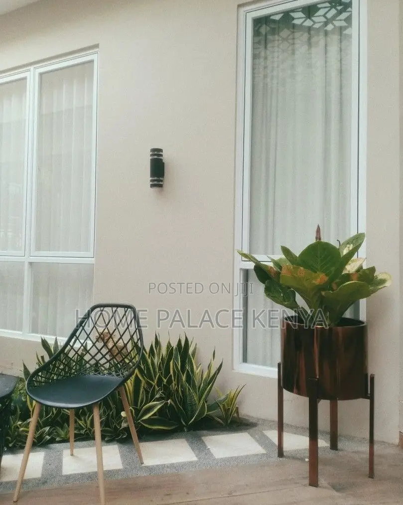 Balcony Chair: Yellow Patio Armchair in Durable Pp Plastic