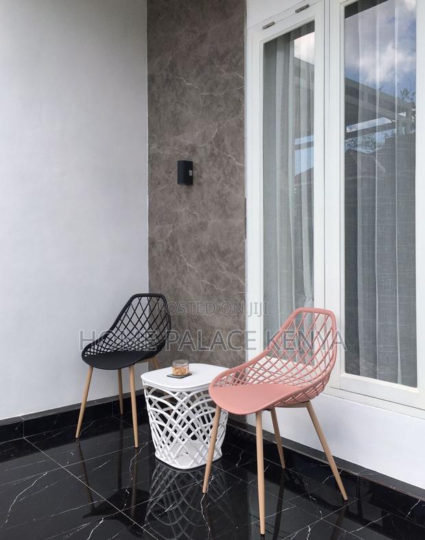 Balcony Chair: Yellow Patio Armchair in Durable Pp Plastic - thumbnail 7