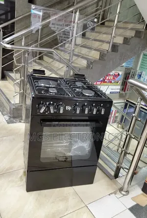 BJS 60*60 3+1 Black (Elite) With Electric Oven, Jet