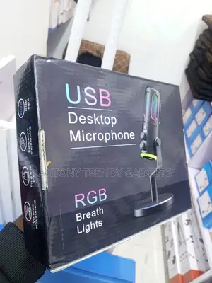 Usb Condenser Microphone With RGB Lights for Gaming Streaming