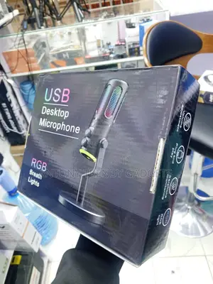 RGB Usb Microphone for Podcasting Streaming and Recording