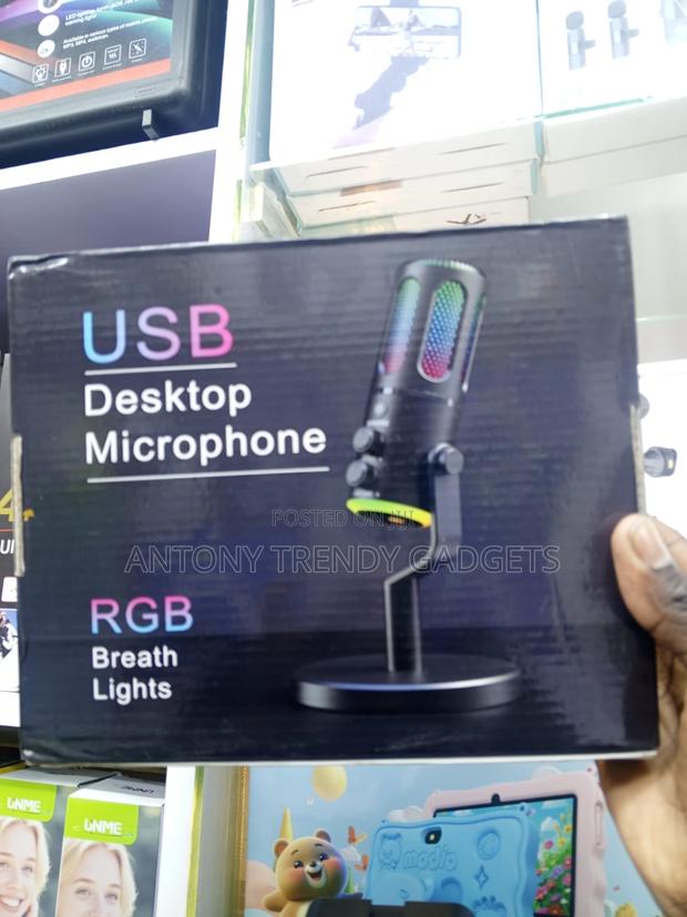 Rgb Streaming Microphone With Headphone Monitoring Jack - main view