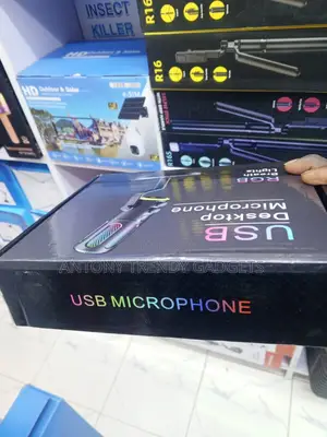 Rgb Streaming Microphone With Headphone Monitoring Jack