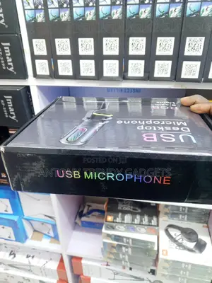 Rgb Streaming Microphone With Headphone Monitoring Jack