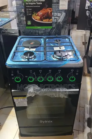 Syinix 50by55 3+1 Standing Cooker 
With Jet Valves