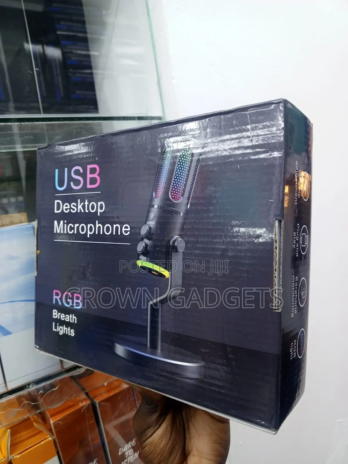 RGB Usb Gaming Microphone for Streaming Podcast and Recording