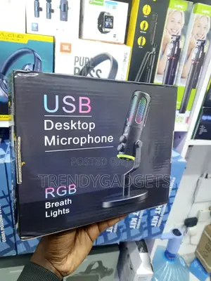 RGB Usb Gaming Microphone for Streaming Podcast and Recording