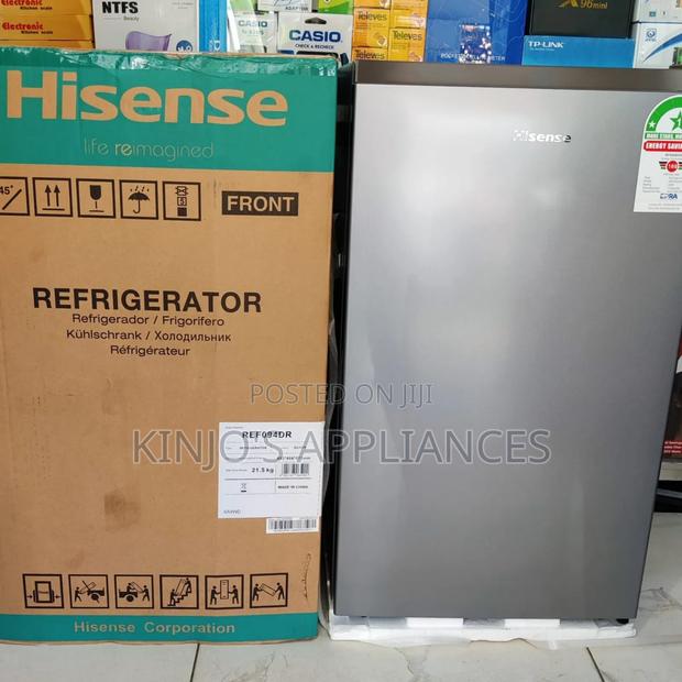 Hisense 94lts Single Door Fridge Silver