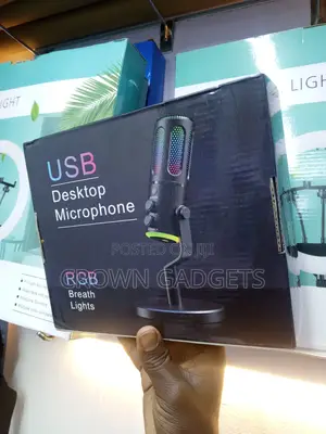 Usb Recording Microphone With Headphone Monitoring Port