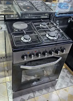 Nunix 60×60 3+1 Freestanding Cooker With Electric Oven at 