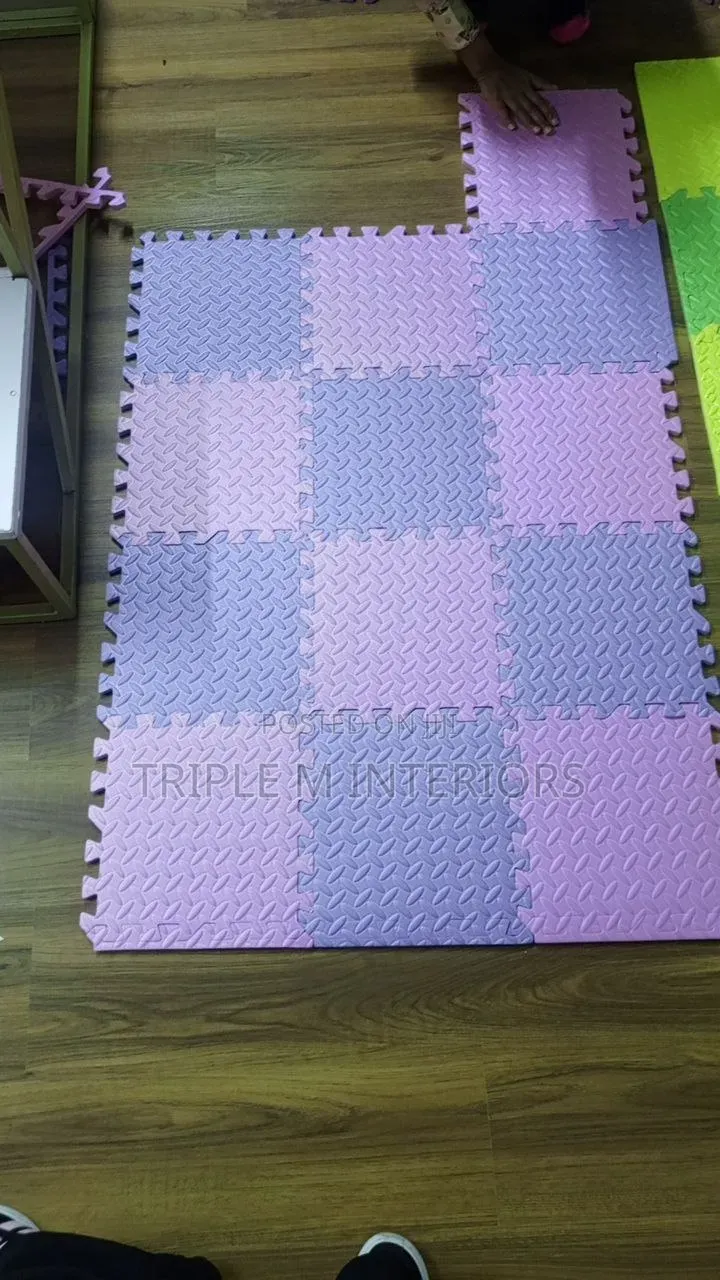 Geometric Patterns: Create Your Own Custom Floor Art With Puzzle Mat