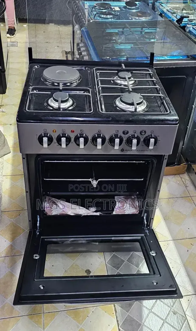 Nunix 60×60 3+1 Freestanding Cooker With Electric Oven at 