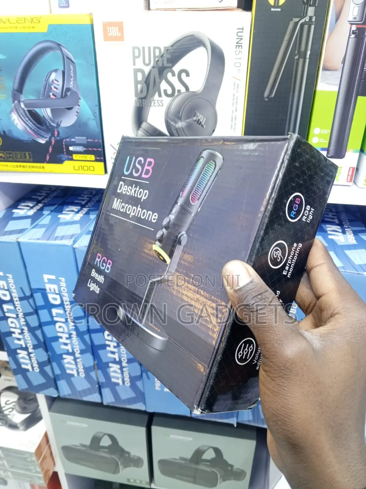 Usb Streaming Microphone For Pc Mac Laptop And Mobile
