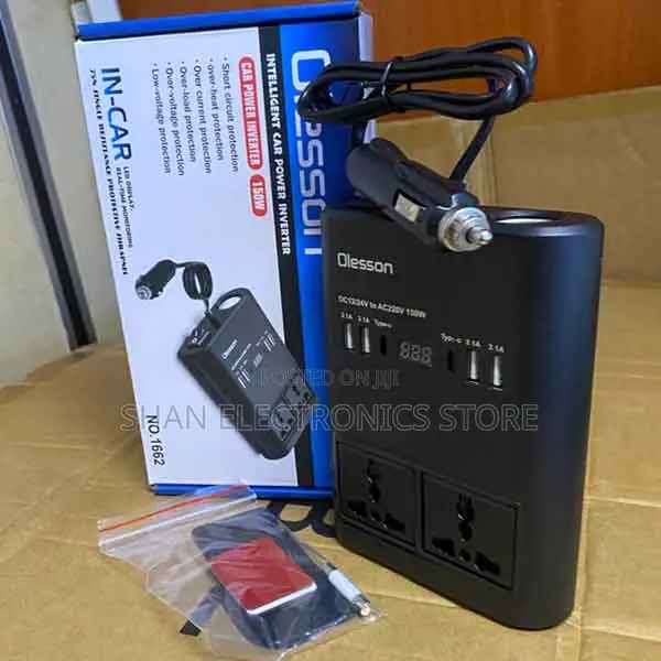 Fast Charging Inver Olesson Portable Vehicle Power Adapter 150w