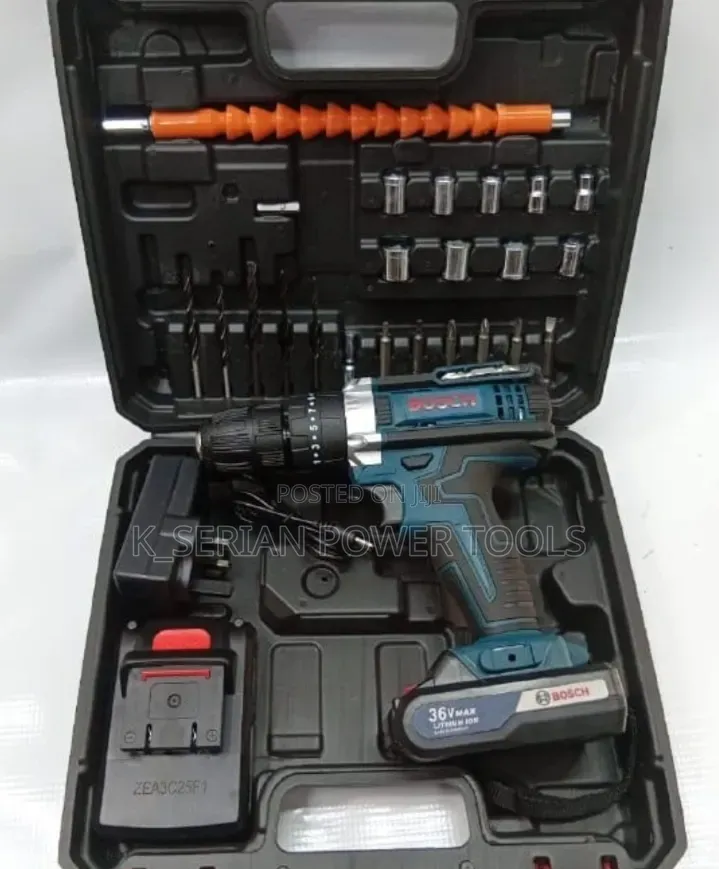 Bosch 36v Cordless Drill Kit – Complete Set