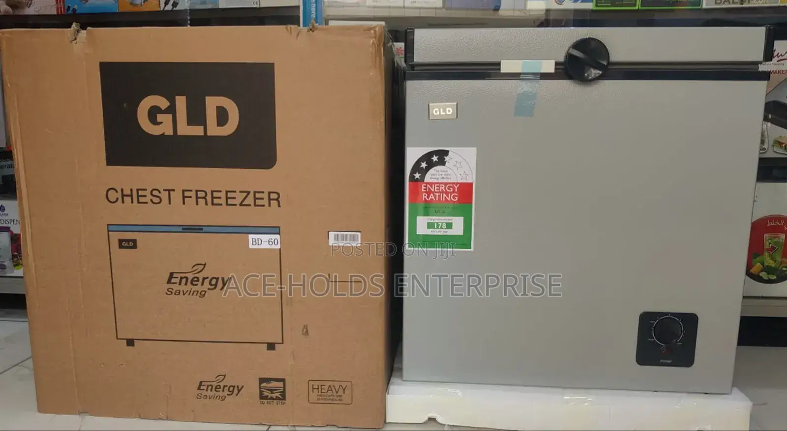 Bd-60 GLD Mini-Chest Freezer (3 Star) 60l