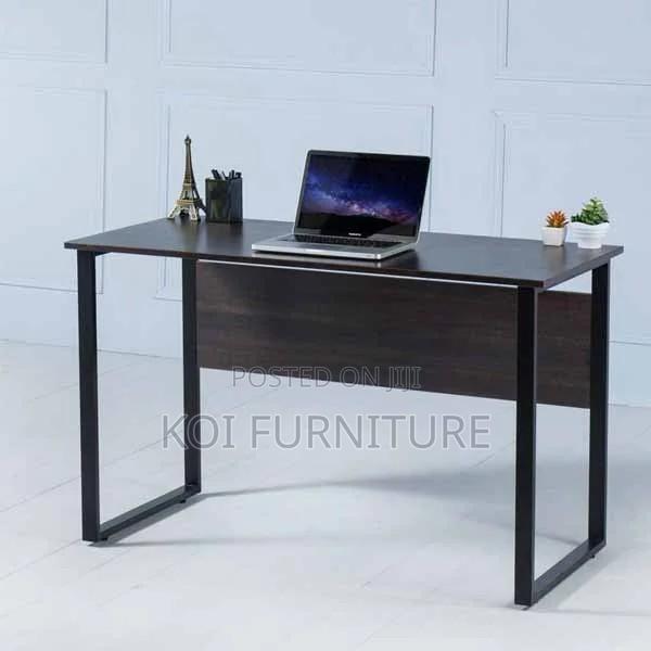Office Desk : Dark Wood-Finished Miles Computer Desk - thumbnail 4