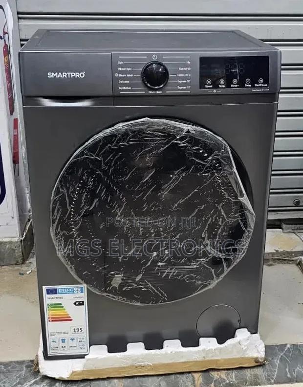 Smartpro 8kg Front Load Washing Machine - thumbnail 3