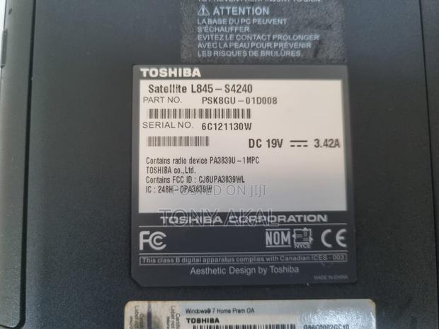 Laptop Toshiba Satellite L840 6GB Intel Core i3 HDD 512GB
