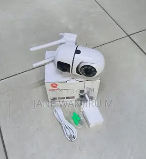 , ,Dual Lens Wall Mount CCTV Camera – Smart Monitoring