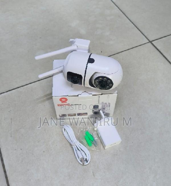 , ,Dual Lens Wall Mount CCTV Camera – Smart Monitoring