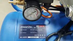 Portable 50l Air Compressor 2hp. Freevel 50l Air Compressor 1500w