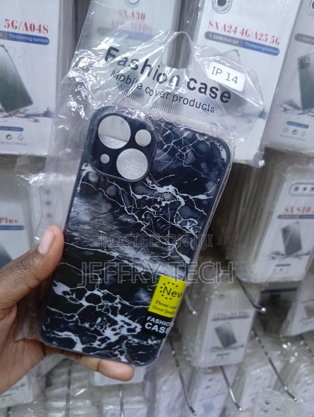 Blue and Purple Marble-Patterned Mobile Phone Case - thumbnail 2