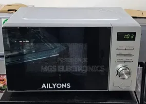 Ailyons Manual Microwave With Grill Available in Silver and Black