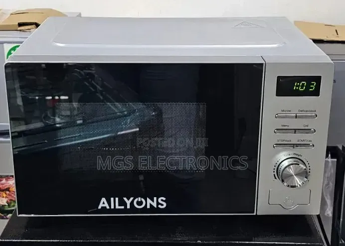 Ailyons Manual Microwave With Grill Available in Silver and Black
