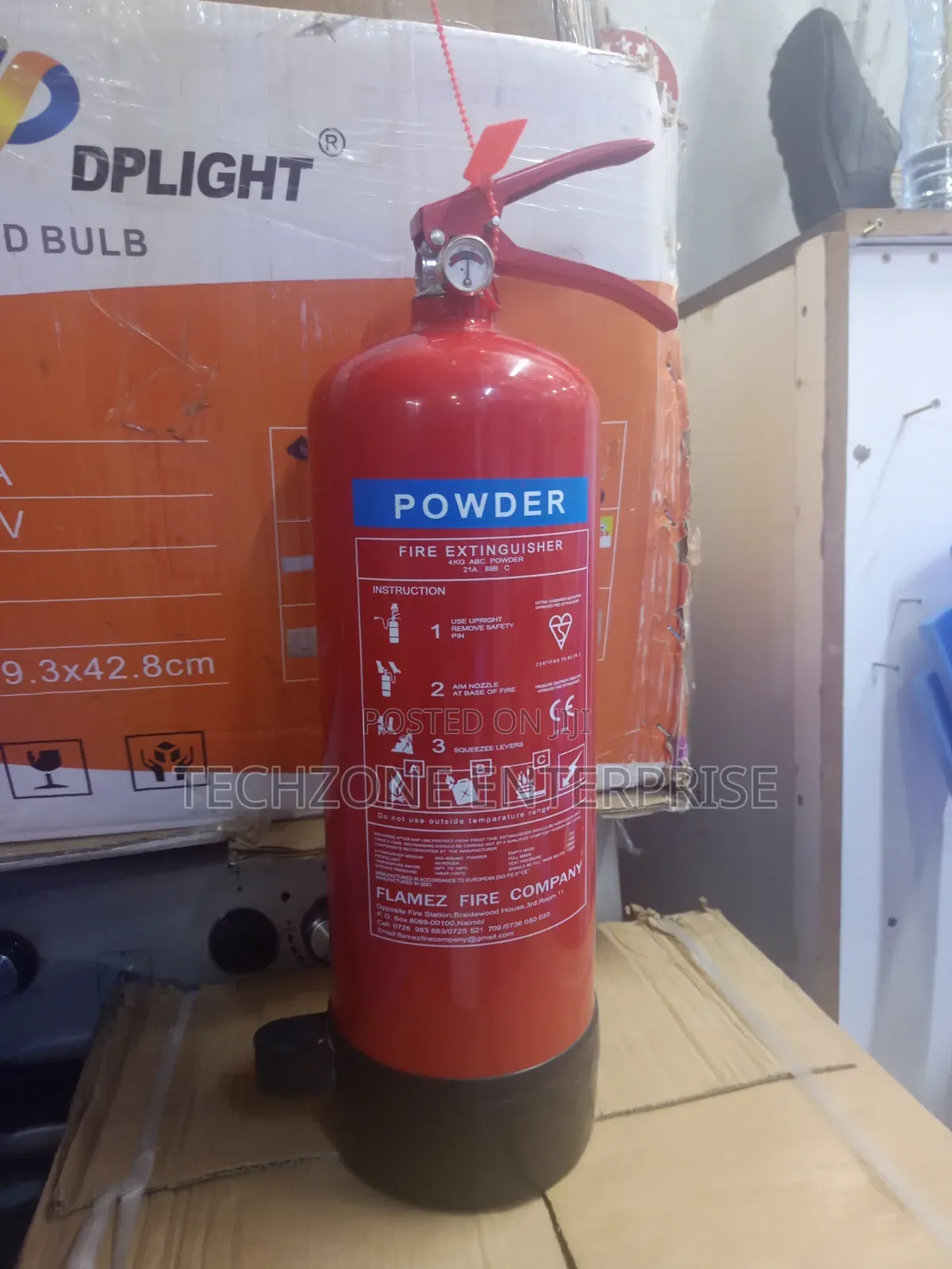 4kg Dry Powder (Abc) Fire Extinguisher ,,