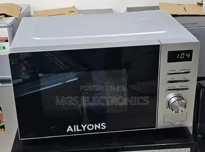Ailyons Manual Microwave With Grill Available in Silver and Black