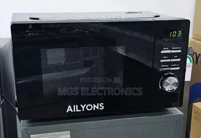 Ailyons Manual Microwave With Grill Available in Silver and Black