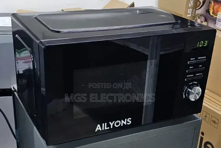 Ailyons Manual Microwave With Grill Available in Silver and Black