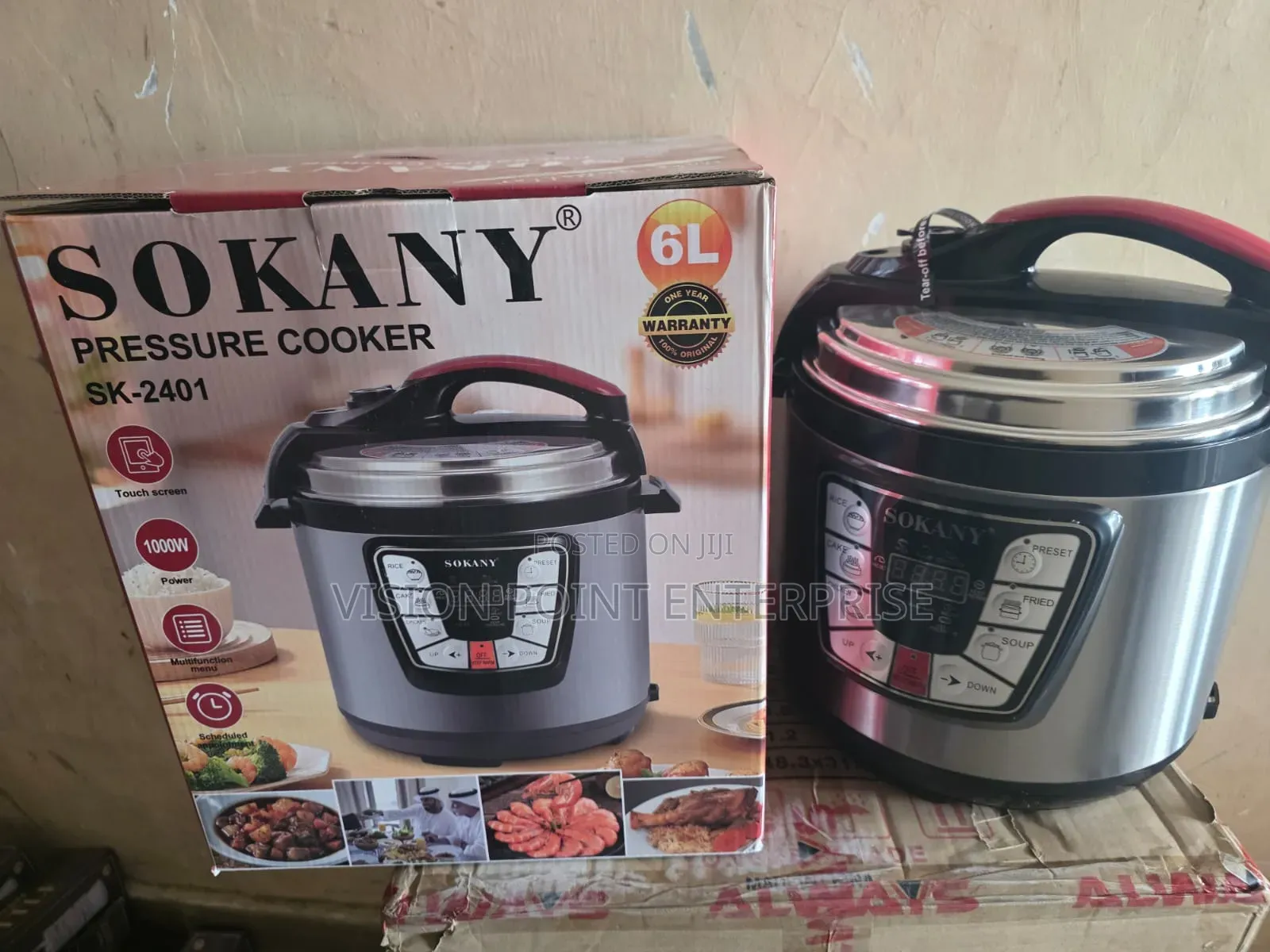Sokany 6l Pressure Cooker